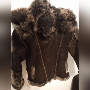 Jordan Craig Shearling Fur Coat
